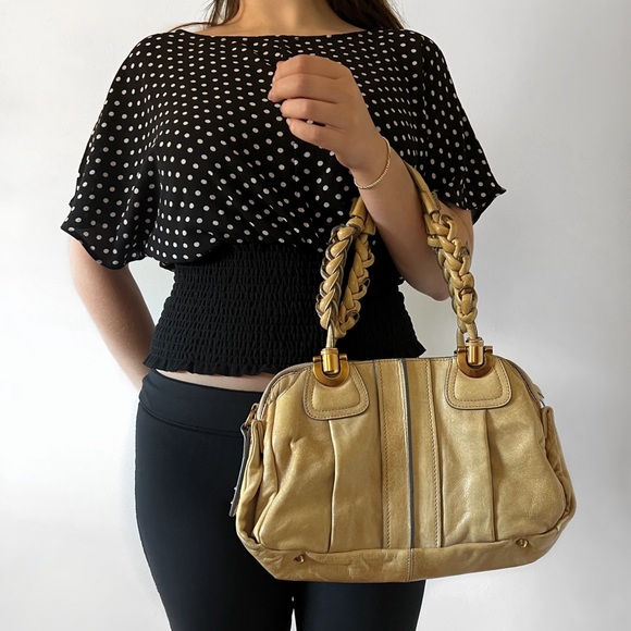 Chloe Handbags - Chloé FW 2007 Heloise Tan Leather Handbag
